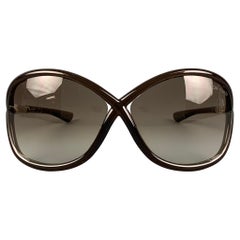 TOM FORD Brown 
Gold Acetate Sunglasses