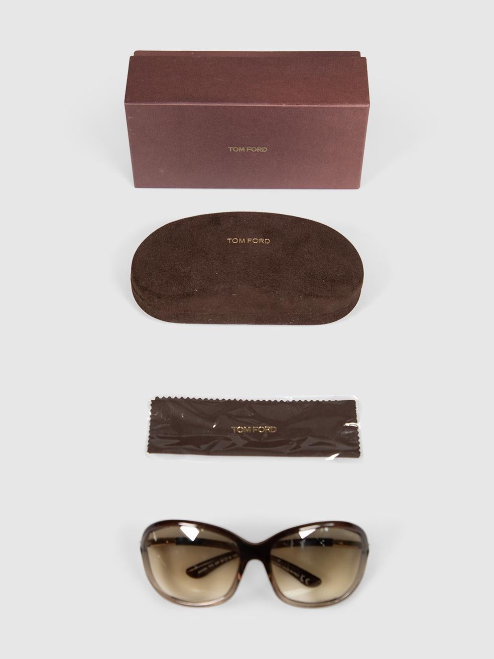 De las mujeres Gafas de sol Tom Ford Gradient Jennifer marrones en venta