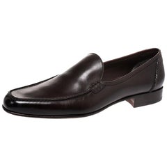 Tom Ford Brown Leather Loafers Size 42.5