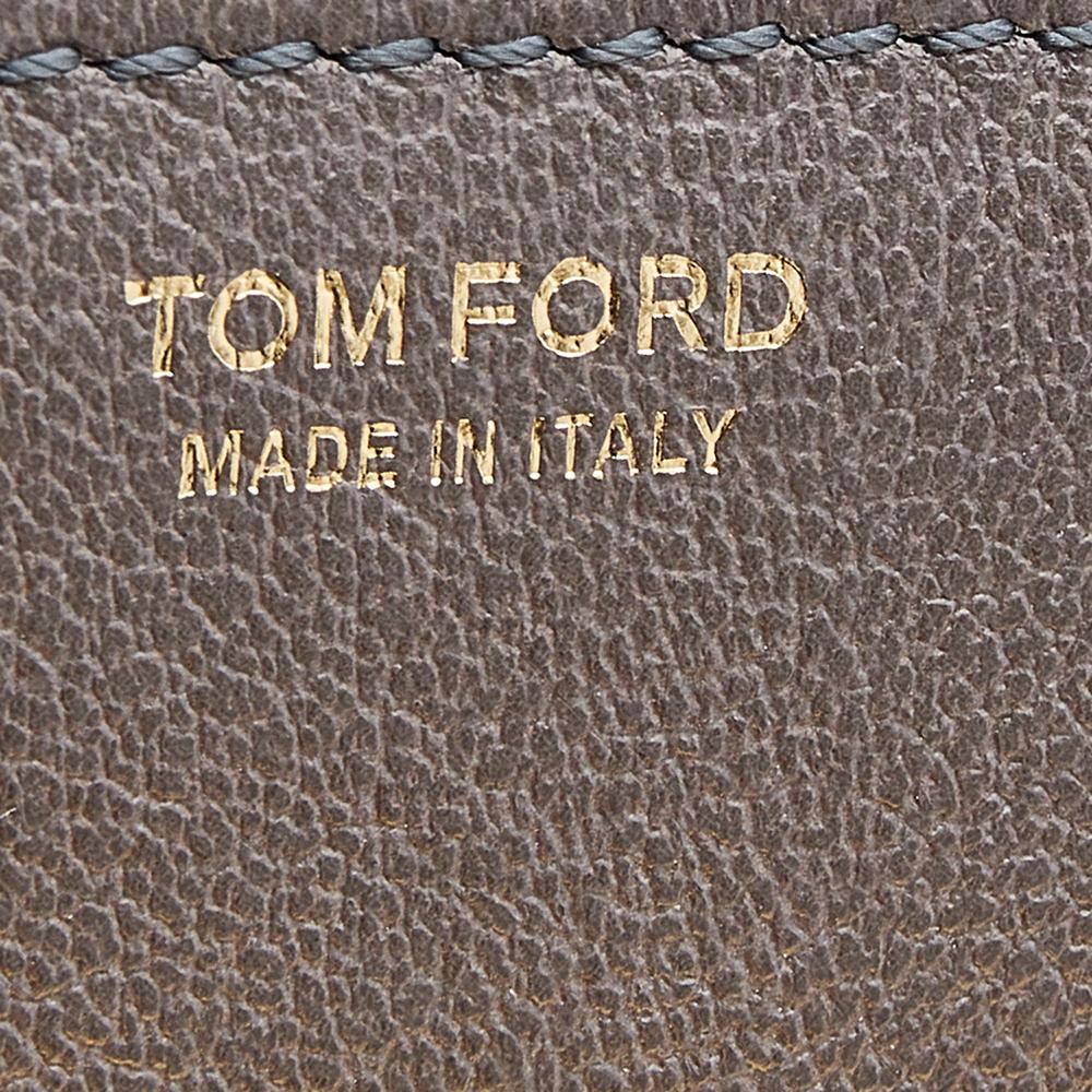 Tom Ford Brown Leather Small Natalia Shoulder Bag 2