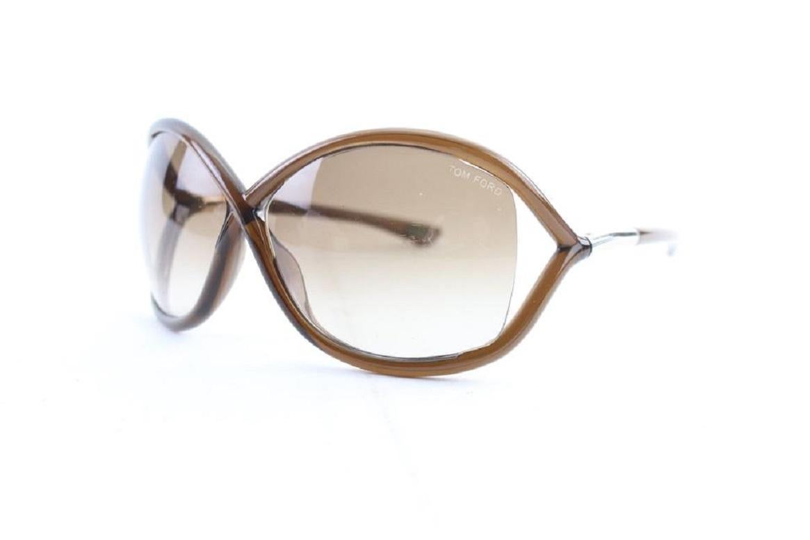 Tom Ford Brown Sunglasses 9MR0301 In Good Condition In Dix hills, NY