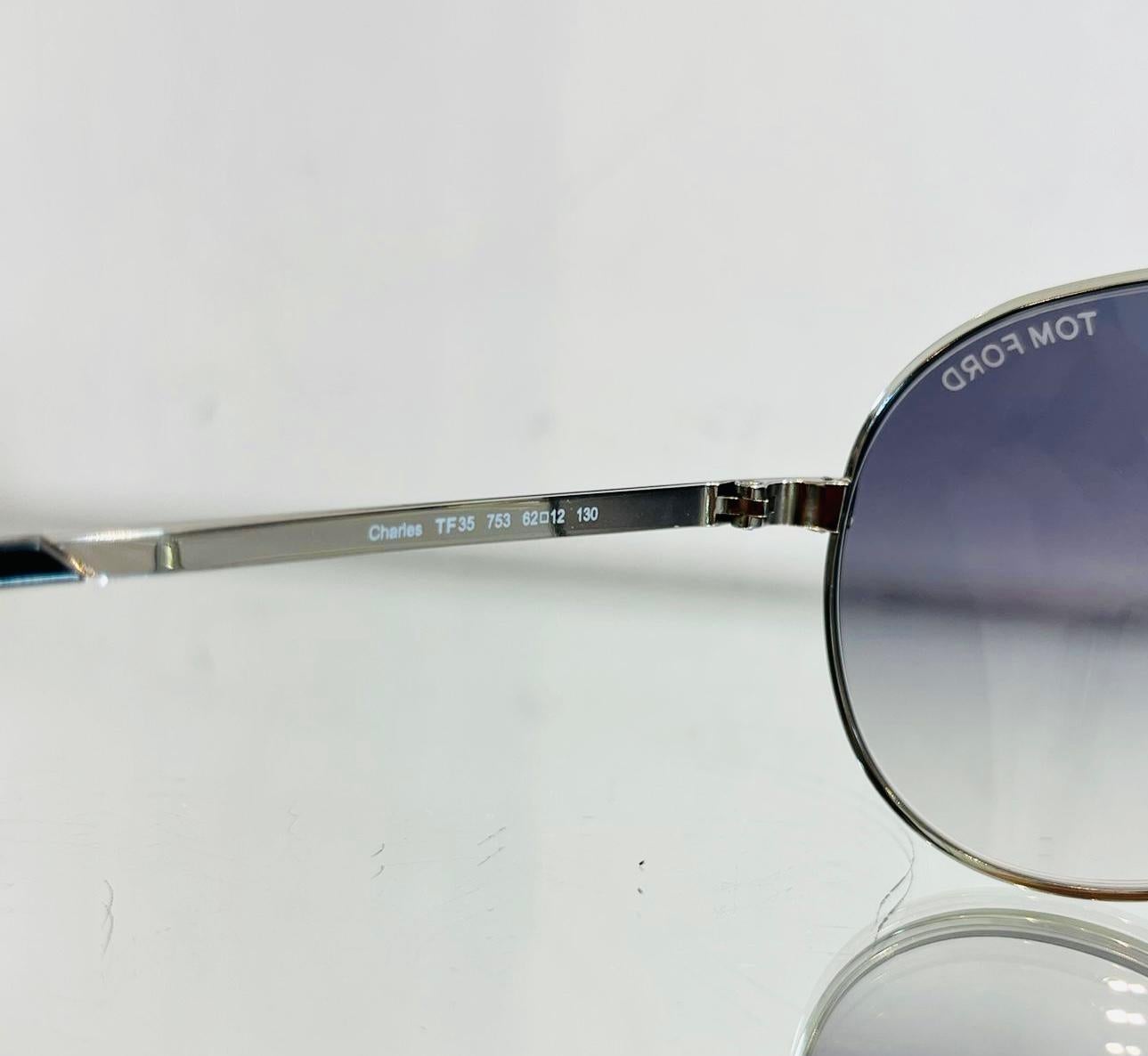 Tom Ford Charles Aviator Sunglasses 4