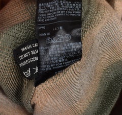 Tom Ford check plaid thick men flannel shirt Size 40-M/L, S2087