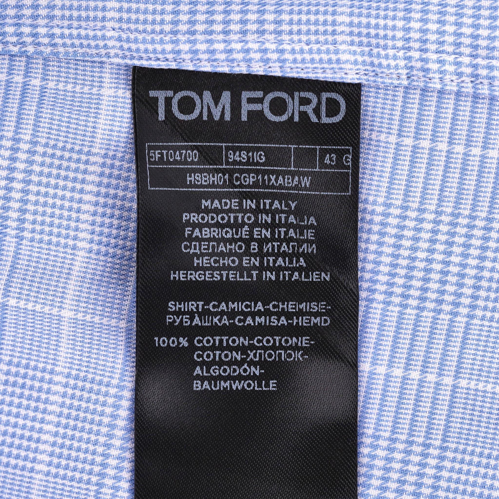 Tom Ford Checked Cotton Shirt 1