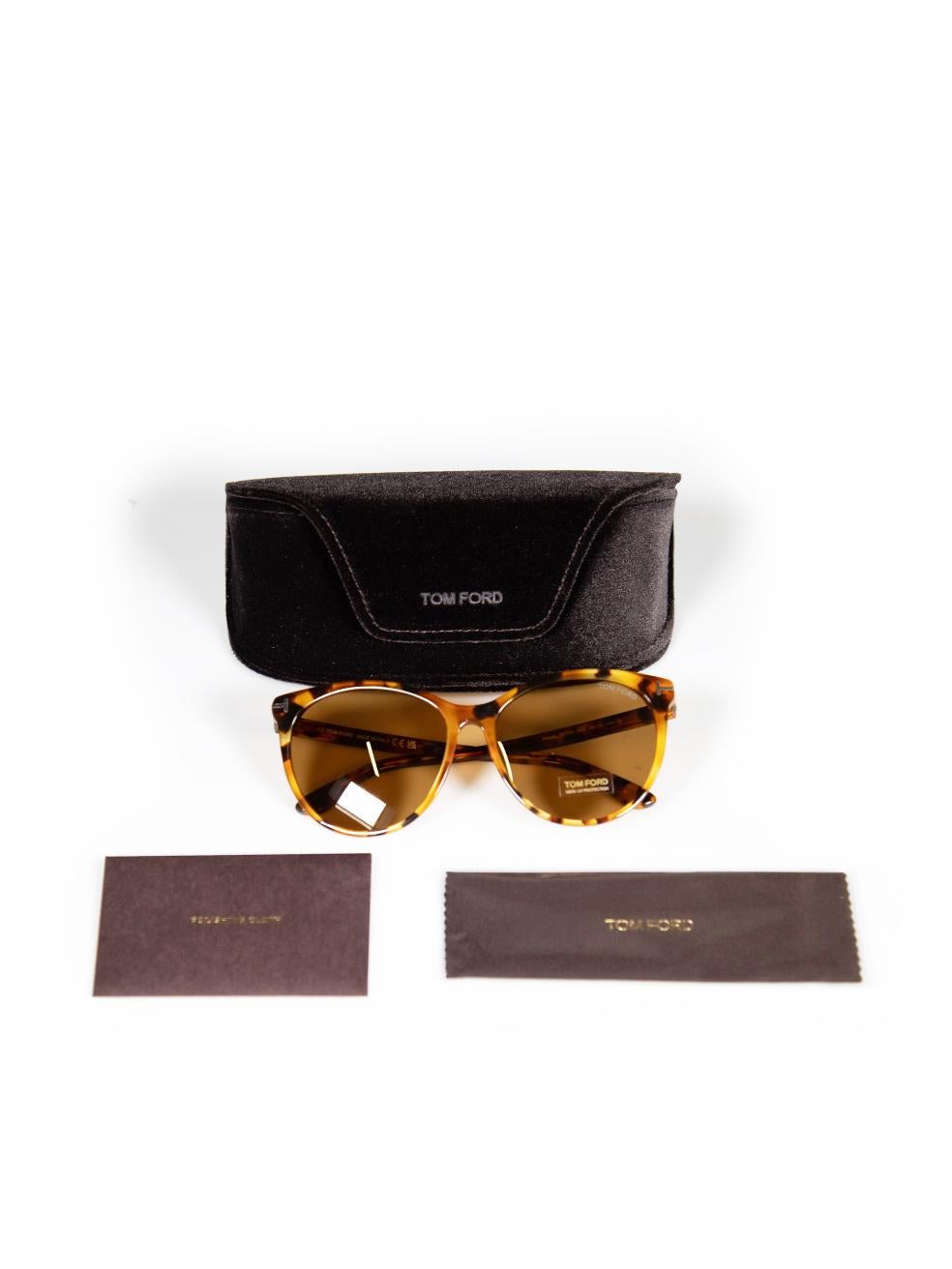 Tom Ford Coloured Havana Maxim Sunglasses For Sale 4