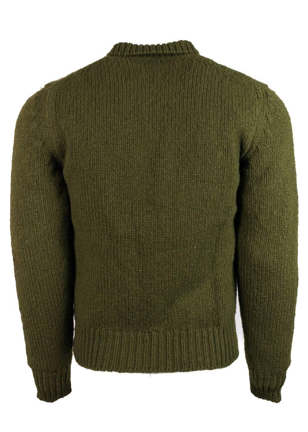 Black Tom Ford Cotton Blend Knitted V Neck Raglan Sweater For Sale