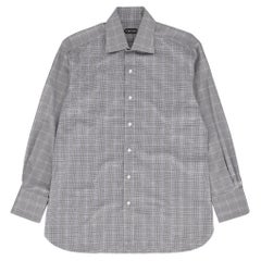 Tom Ford Cotton Prince Of Wales Checked Shirt