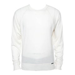 Tom Ford Cream Cashmere Sweatshirt XL