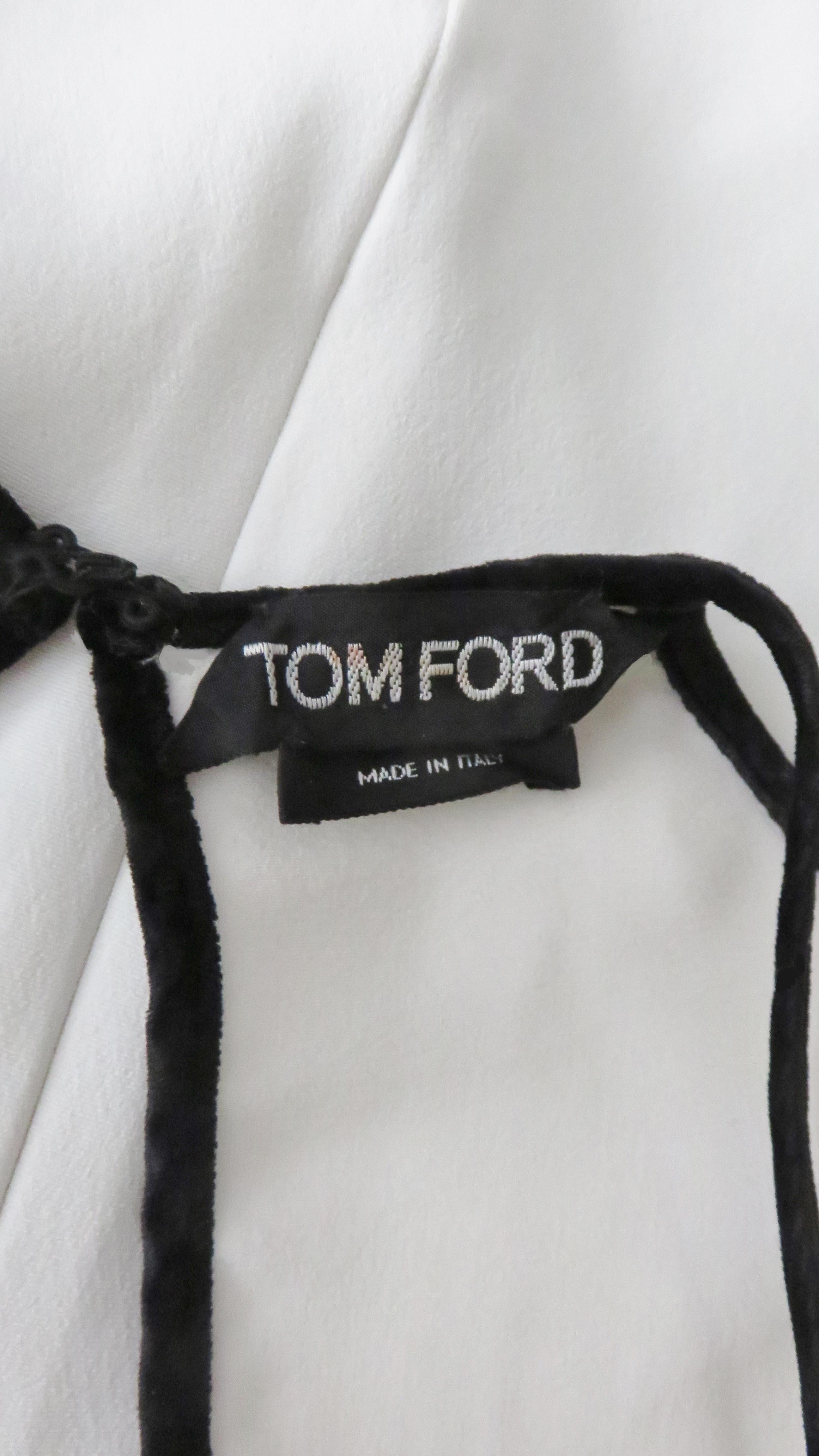 Tom Ford Robe à épaules et manches nues en vente 9