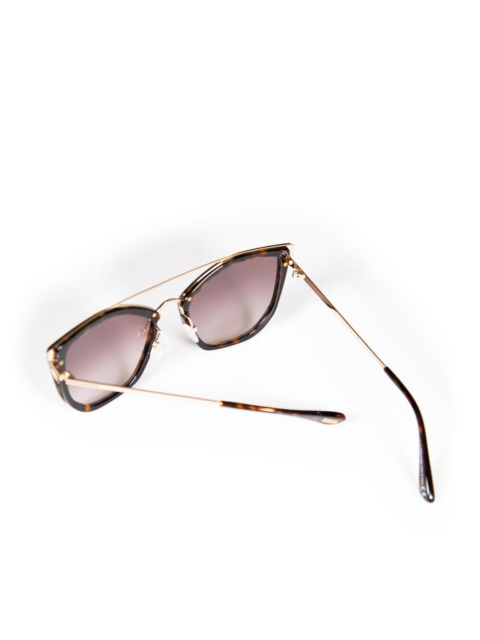 Tom Ford Dark Havana Cat Eye Sunglasses For Sale 3