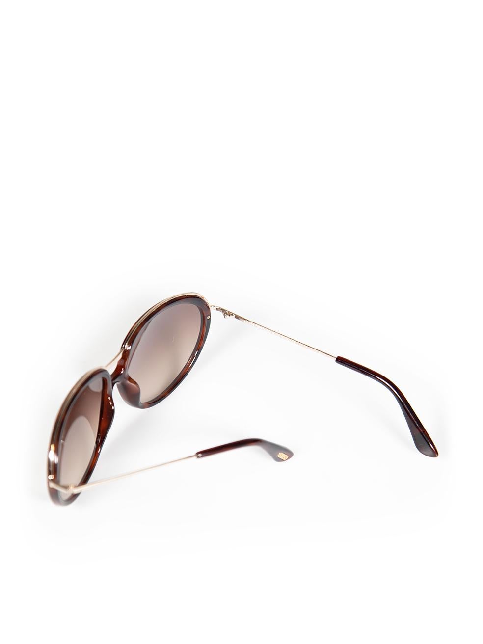 Tom Ford Dark Havana Gradient Sunglasses For Sale 3