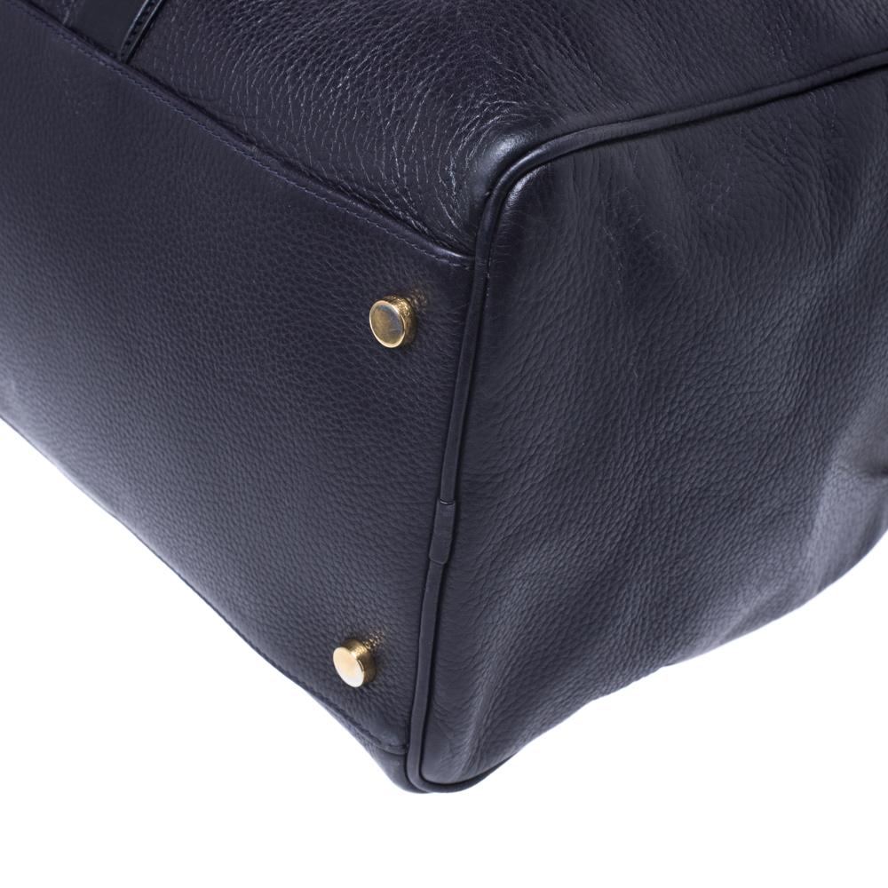 Women's Tom Ford Dark Plum Leather Buckley Duffle Bag