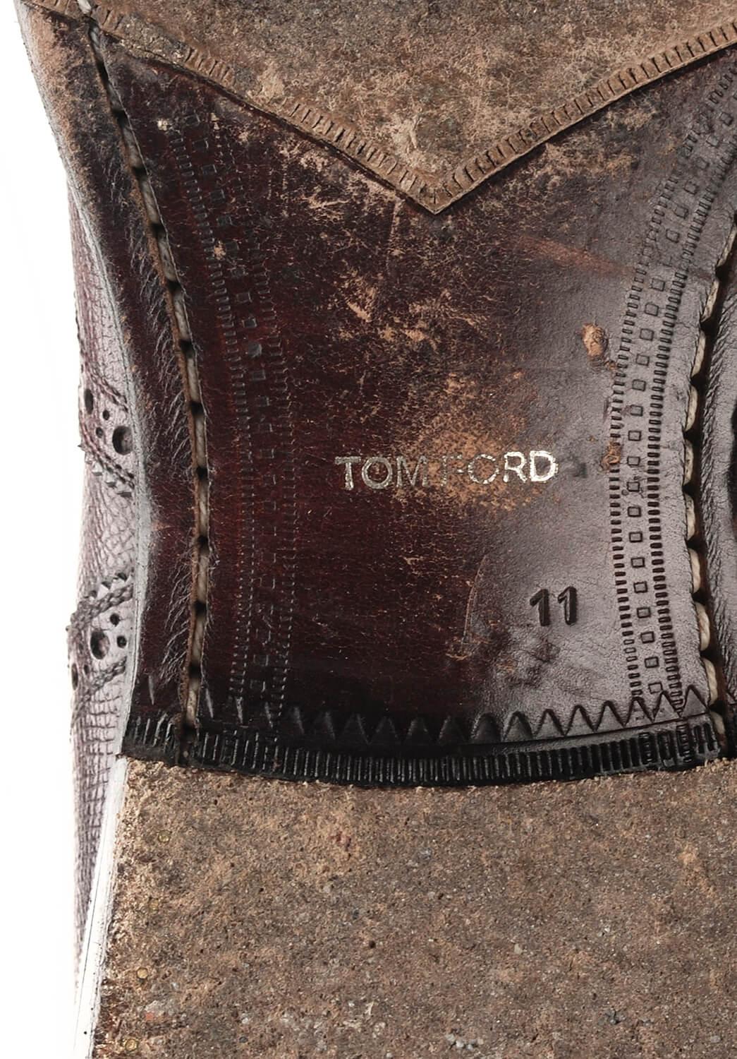 Tom Ford Derby Men Shoes  In Excellent Condition In Kaunas, LT