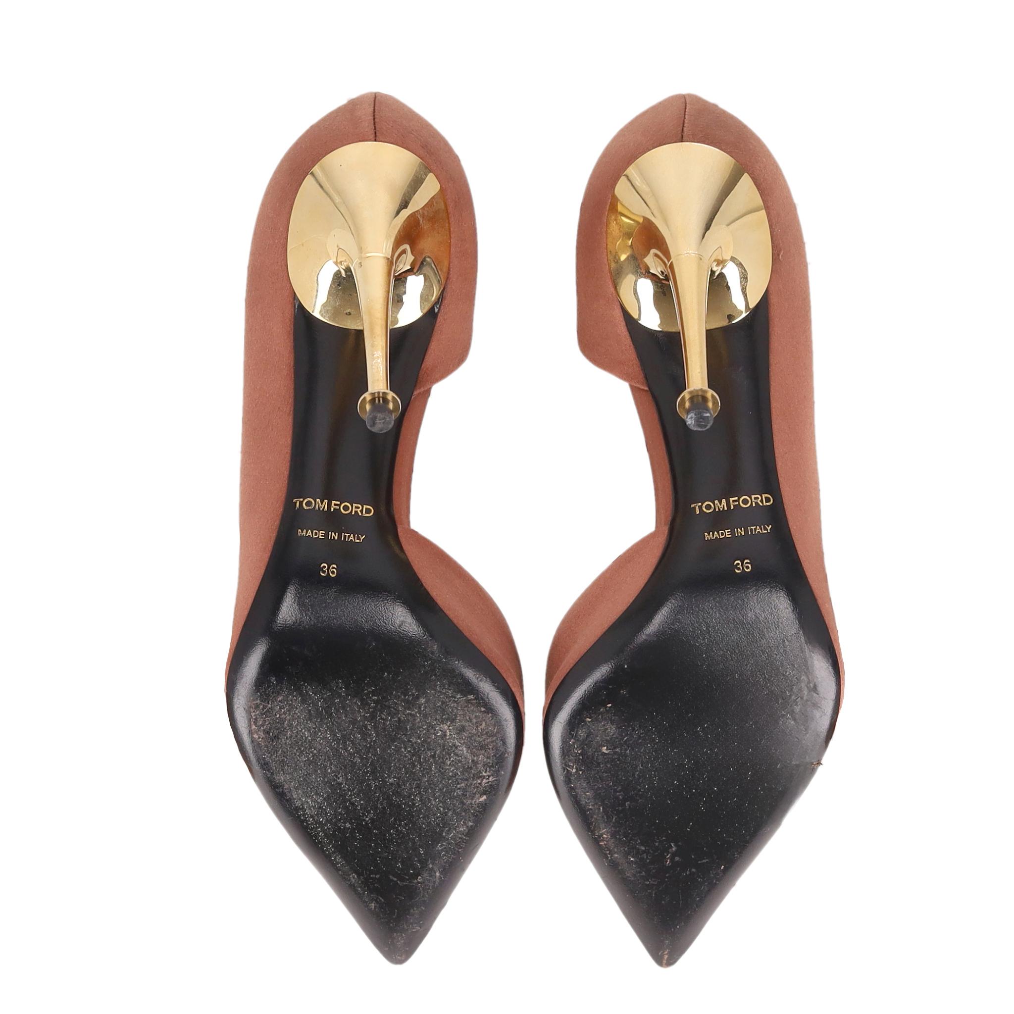 Tacones Tom Ford D'Orsay de Satén en venta 1