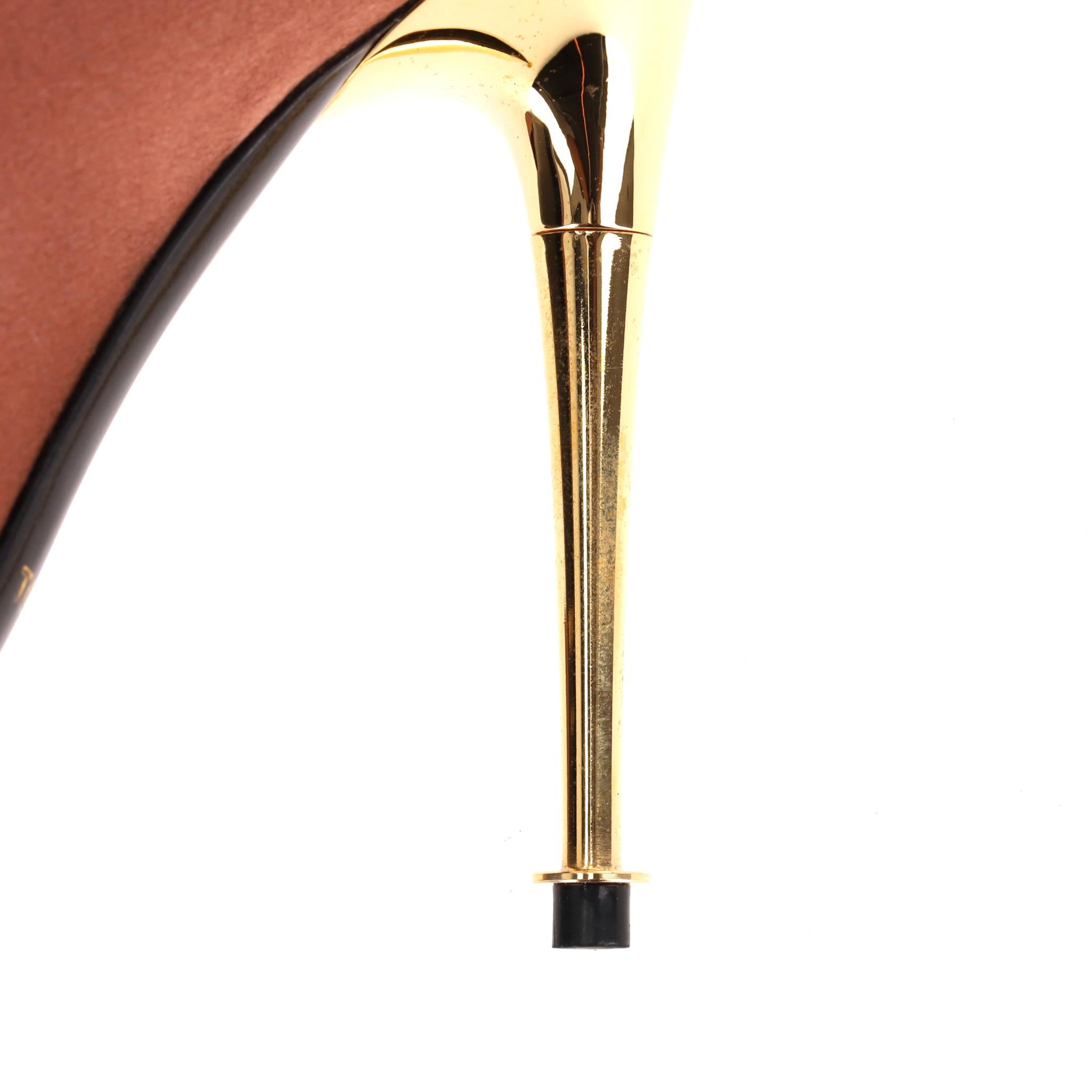 Tacones Tom Ford D'Orsay de Satén en venta 2
