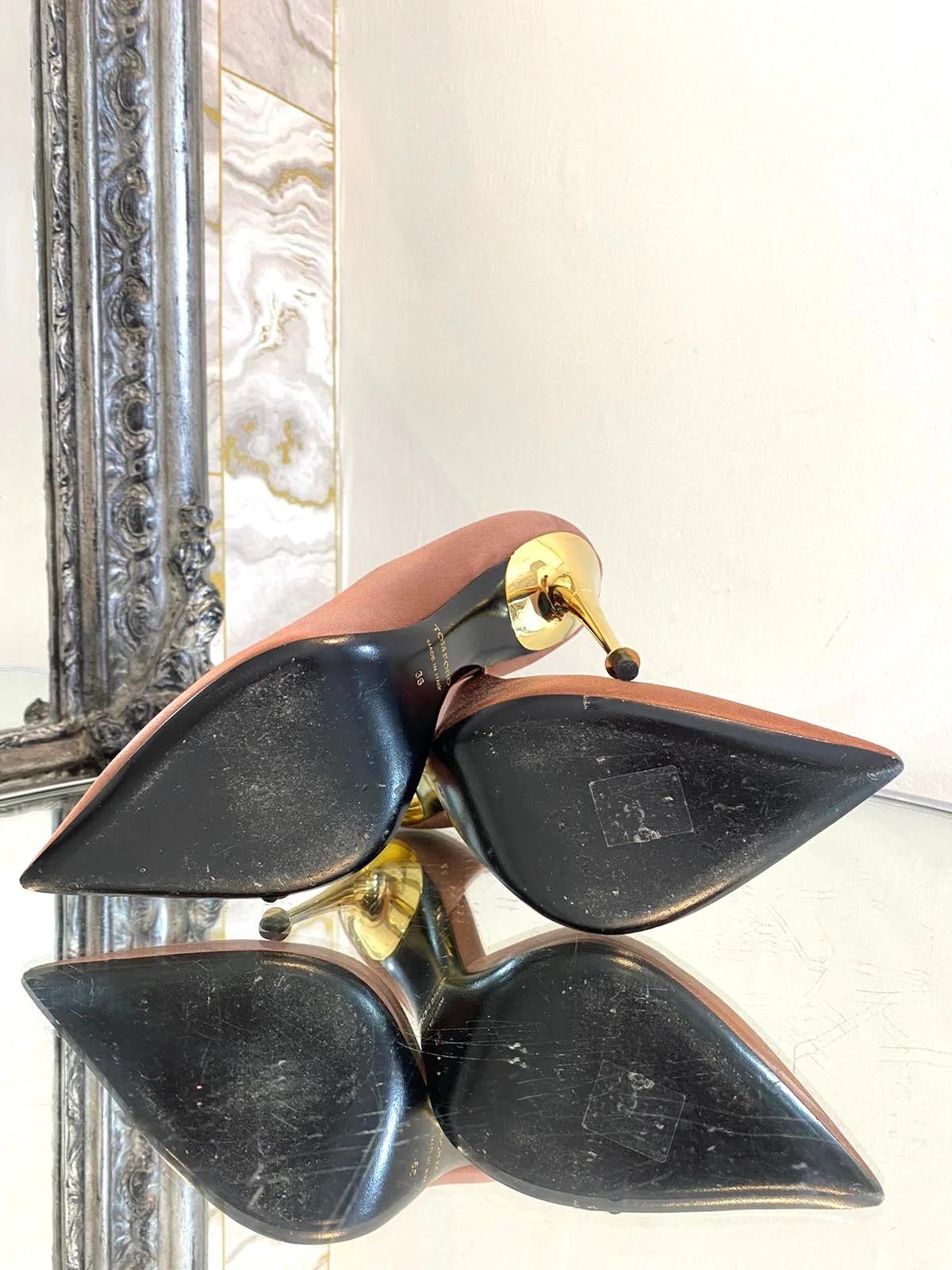 Tom Ford D'Orsay Satin Heels For Sale 3
