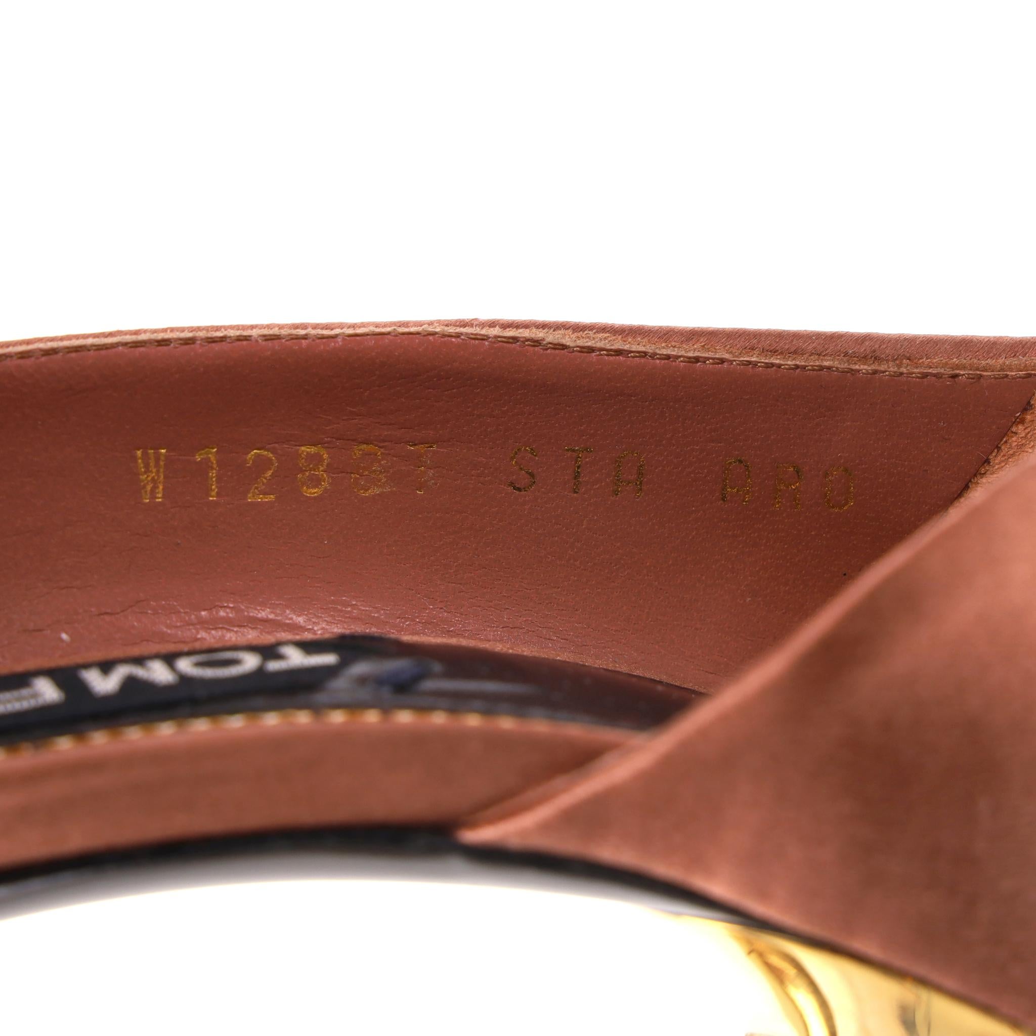 Tacones Tom Ford D'Orsay de Satén en venta 4