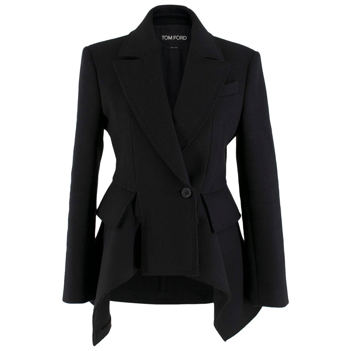 Tom Ford Double Breasted Cashmere Blend Jacket SIZE 38