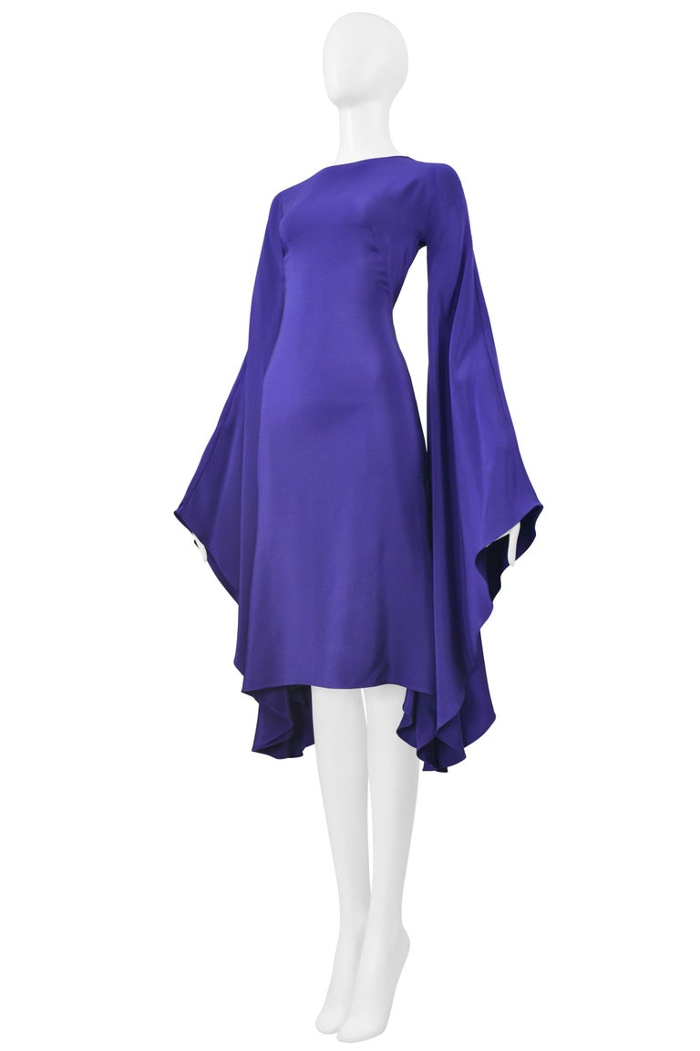 tom ford cocktail dress Draped jersey cocktail dress in black - Tom Ford