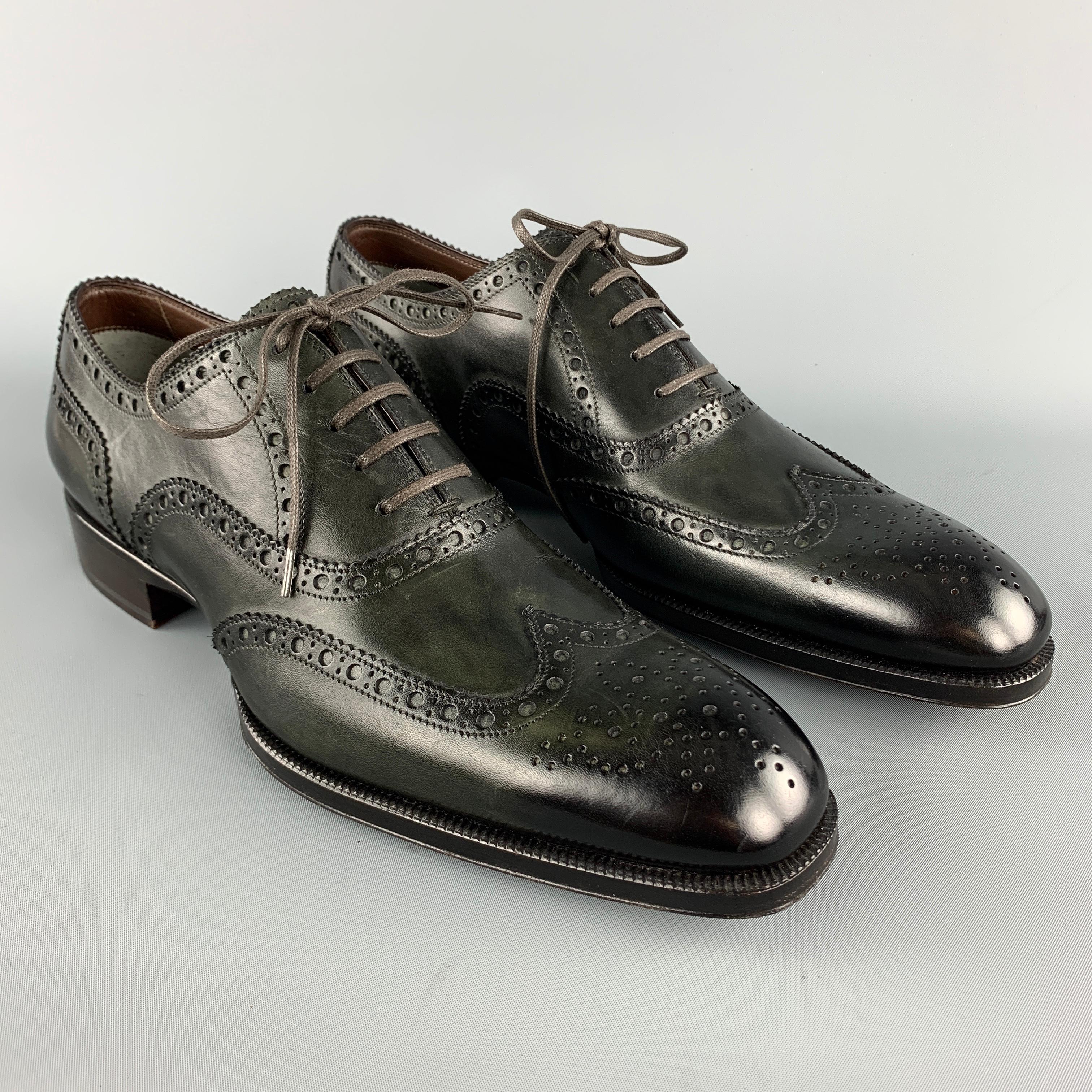 TOM FORD Edgar Size 10.5 Charcoal 