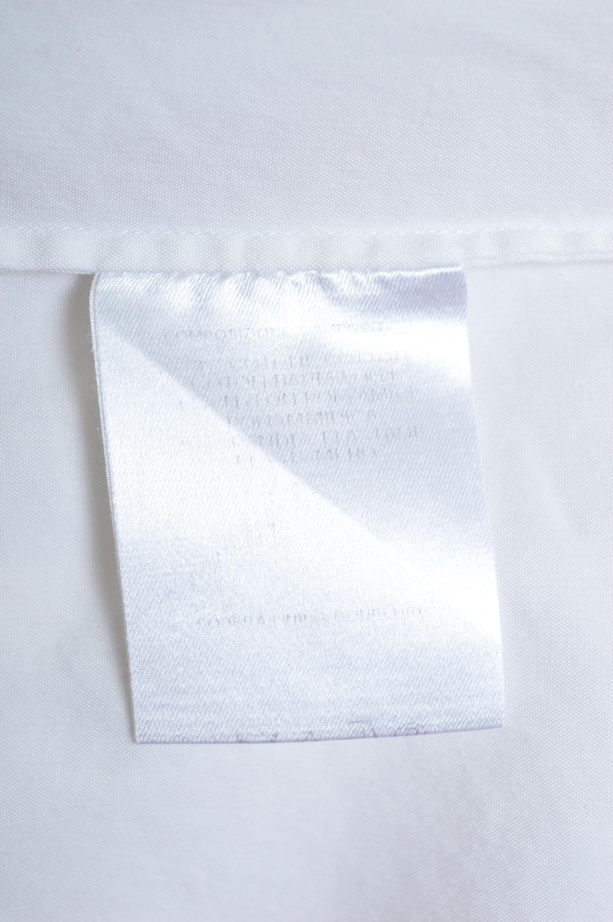 Tom Ford era Gucci Plain white long sleeve Cotton Button down shirt 7