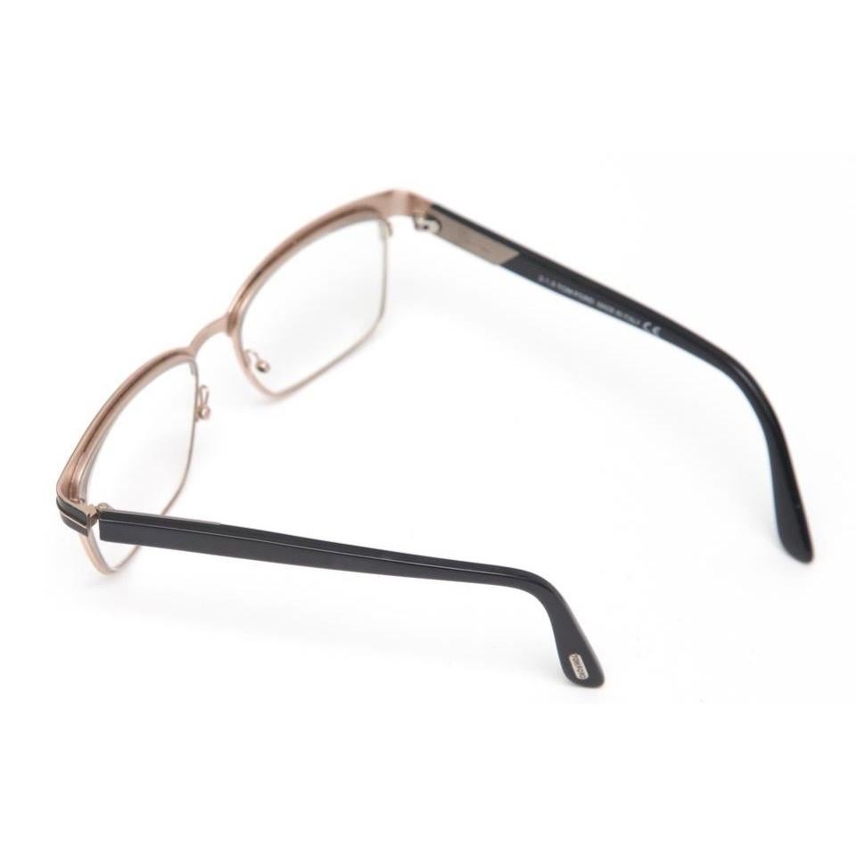 TOM FORD Eyeglass Frames Matte Black Rose Gold TF 5323 002 6