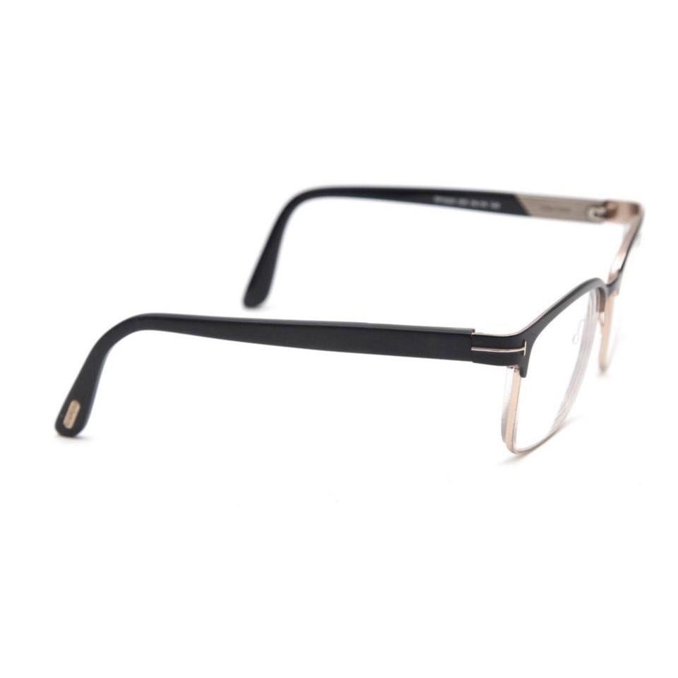 TOM FORD Eyeglass Frames Matte Black Rose Gold TF 5323 002 In Good Condition In Hollywood, FL