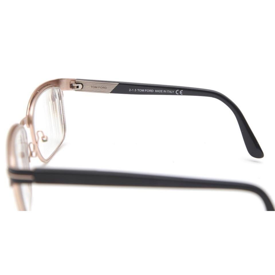TOM FORD Eyeglass Frames Matte Black Rose Gold TF 5323 002 3