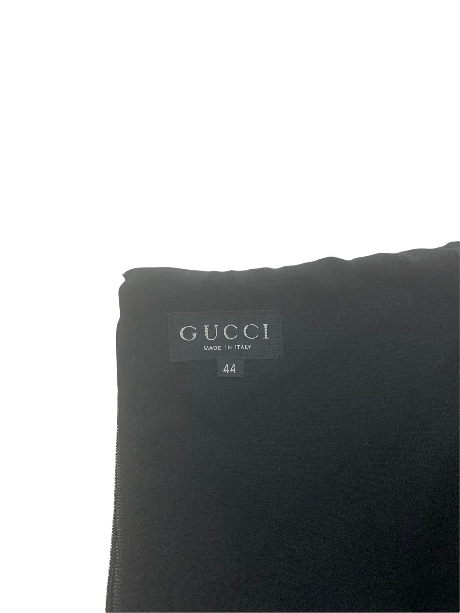  Tom Ford pour Gucci 1997 - Mini robe noire sans bretelles avec découpes - It 44 US 8/10 Excellent état - En vente à Montgomery, TX