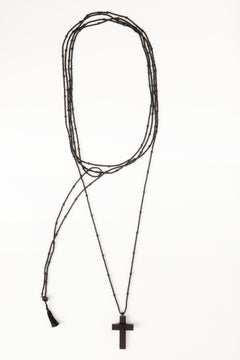 Tom Ford for Gucci A/W 2002 Runway Beaded Cross Necklace