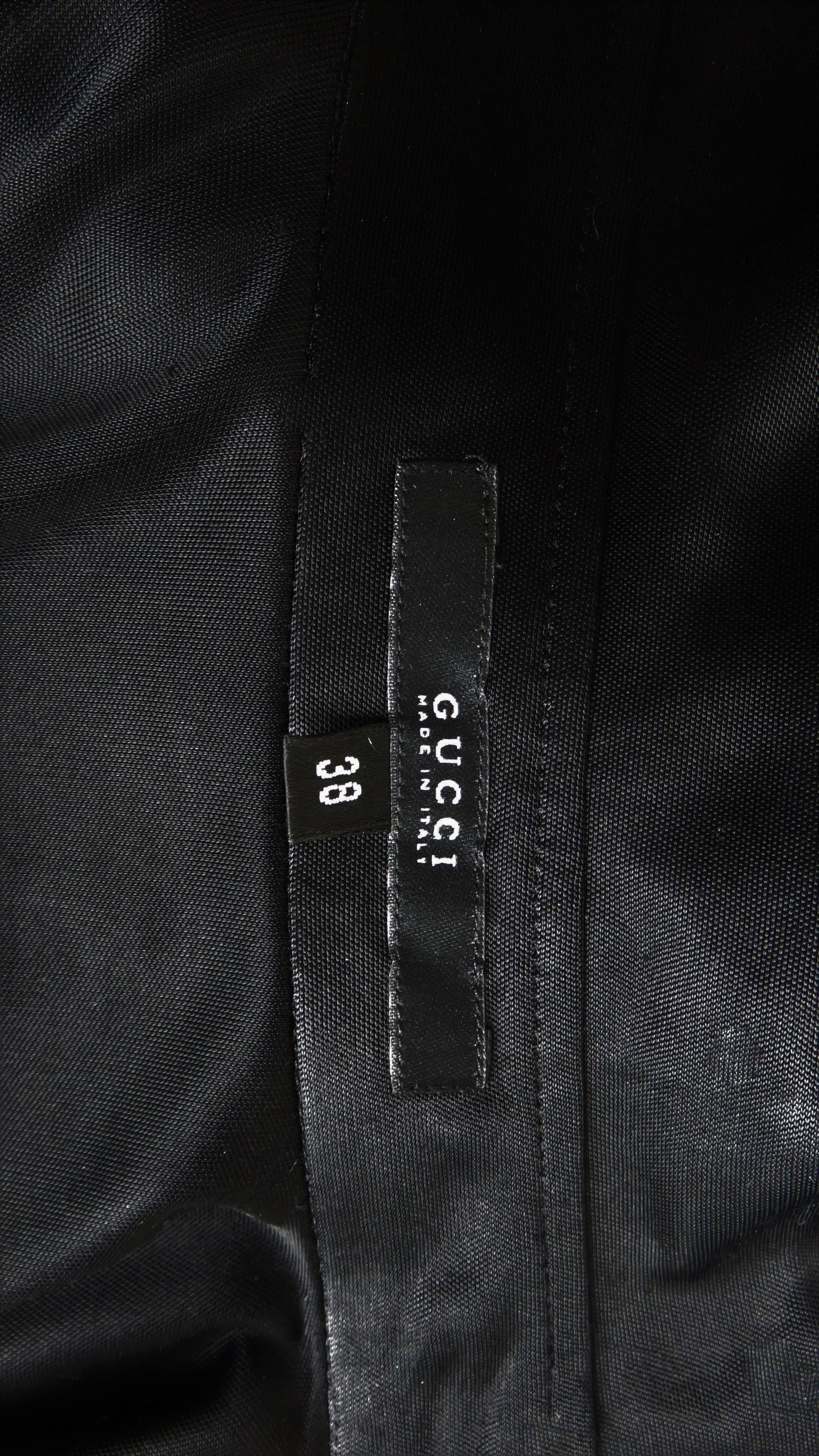Seidenhemd mit Engelsärmeln von Tom Ford für Gucci, S/S 2004 im Angebot 8