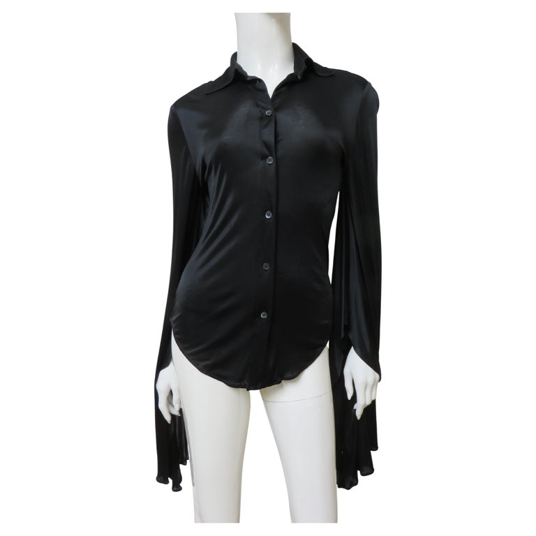 Gucci Silk Shirt - 49 For Sale on 1stDibs | gucci flora, silk blouse, gucci  satin shirt