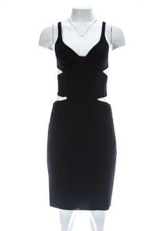 Tom Ford for Gucci black silk spandex evening dress with cut outs, A/W 2003