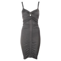 Tom Ford for Gucci Bondage Draped Viscose Silk Jersey Dress, Late 90s Early 00s
