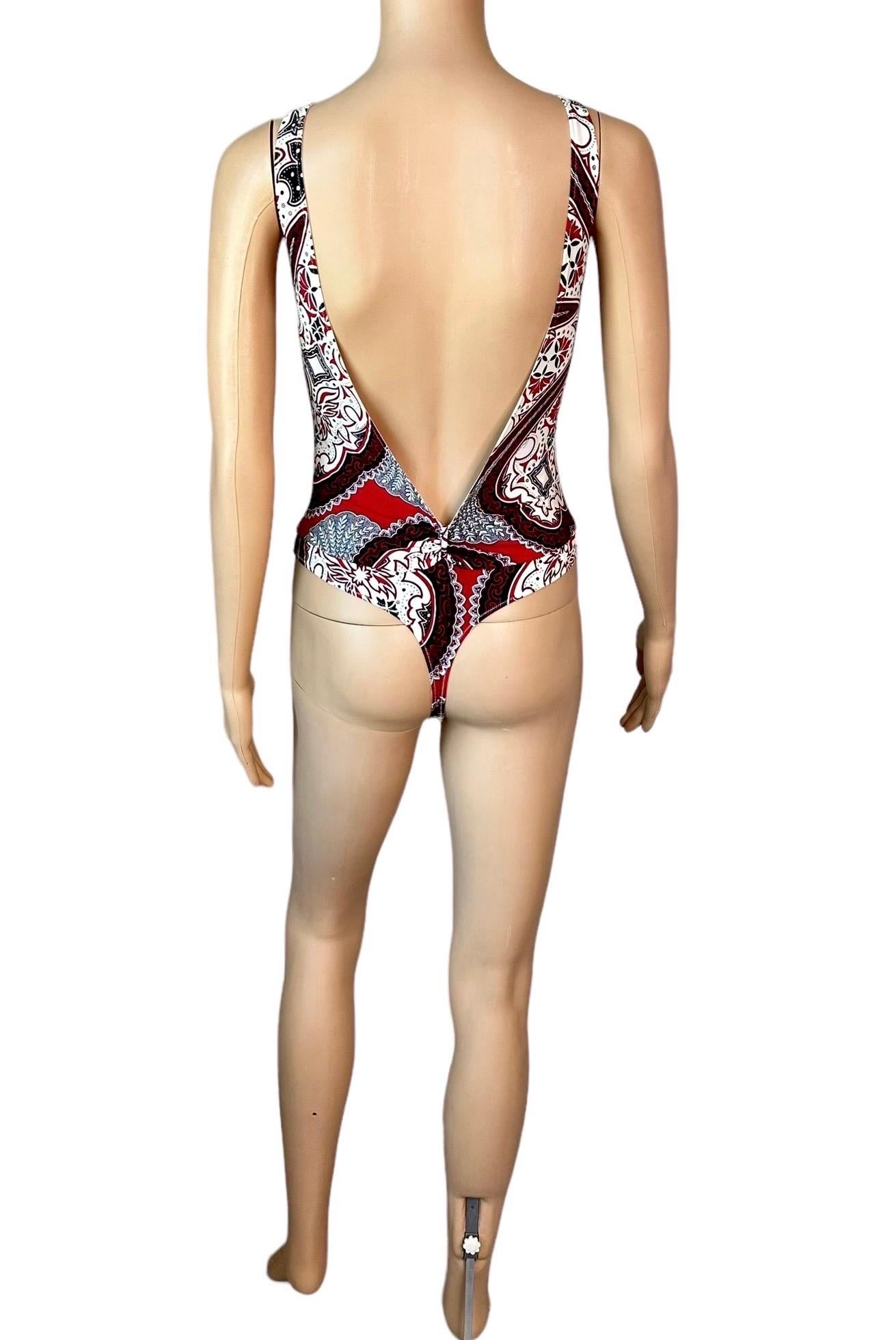 Tom Ford for Gucci Cruise 2004 Unworn One Piece Bodysuit Swimsuit Swimwear  For Sale 4