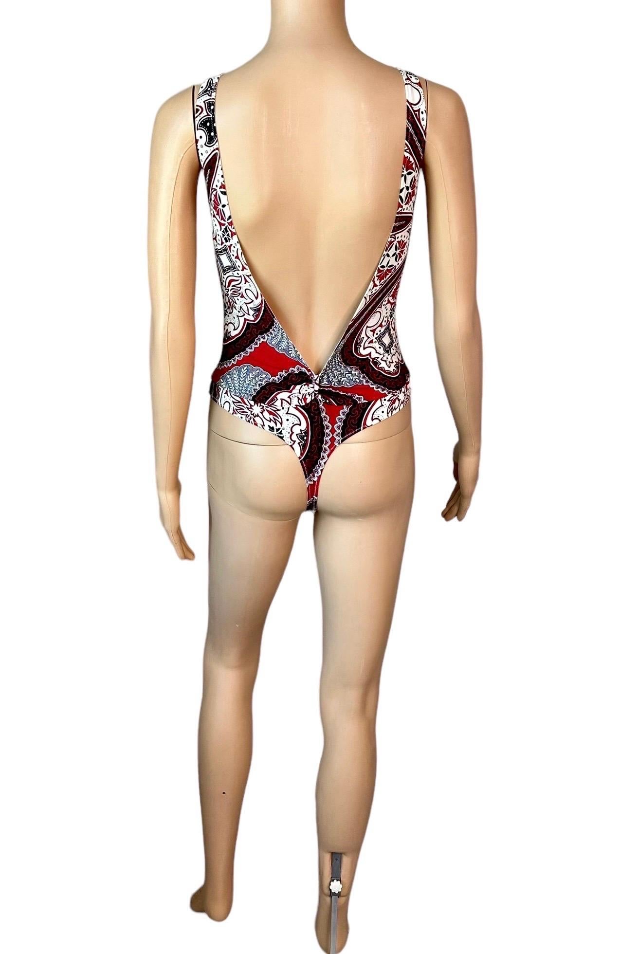 Tom Ford for Gucci Cruise 2004 Unworn One Piece Bodysuit Swimsuit Swimwear For Sale 3