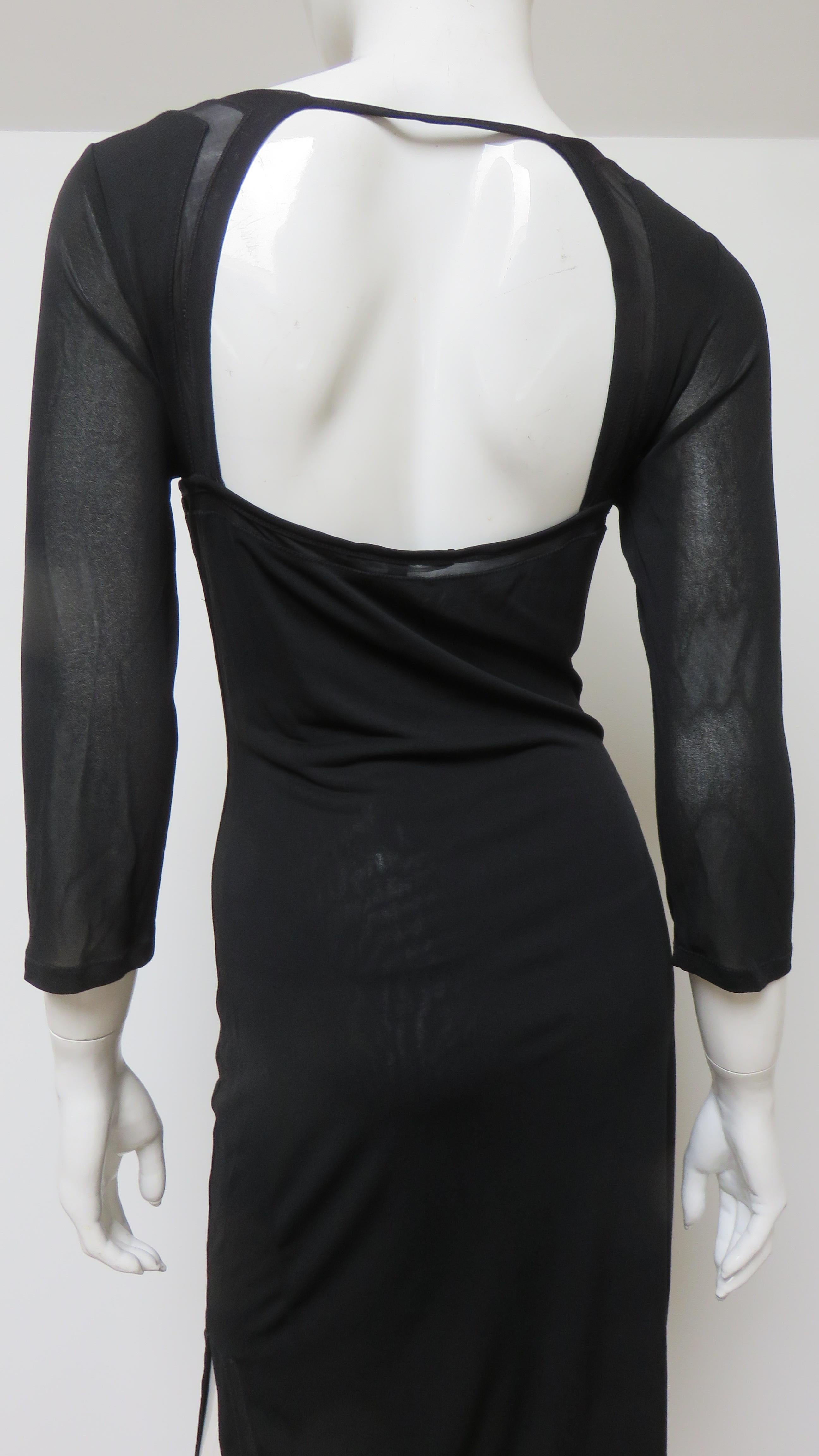 Tom Ford For Gucci Dress with Cut outs For Sale 3
