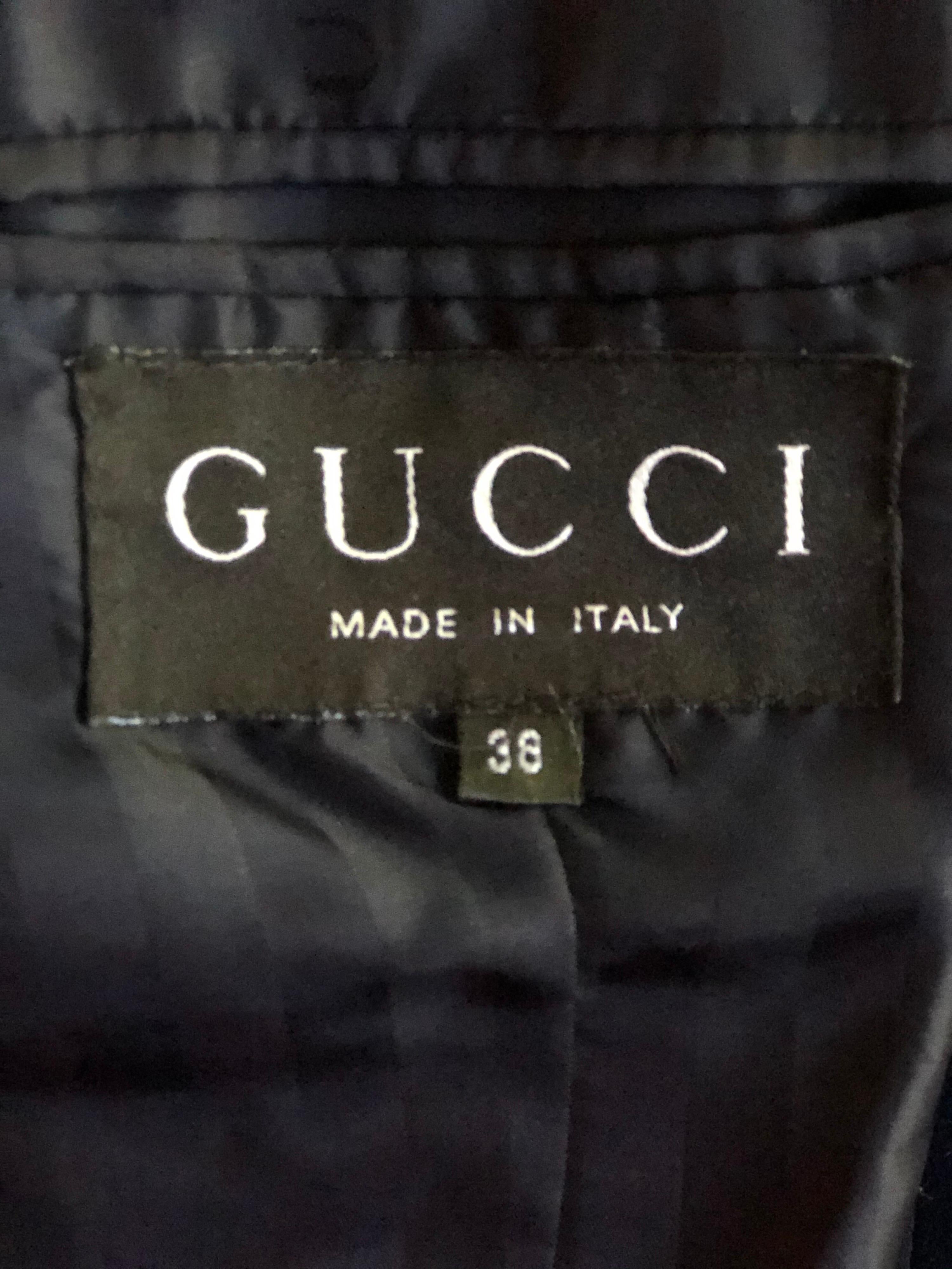 Tom Ford for Gucci F/W 1996 Runway Vintage Velvet Blazer Pants Suit 3