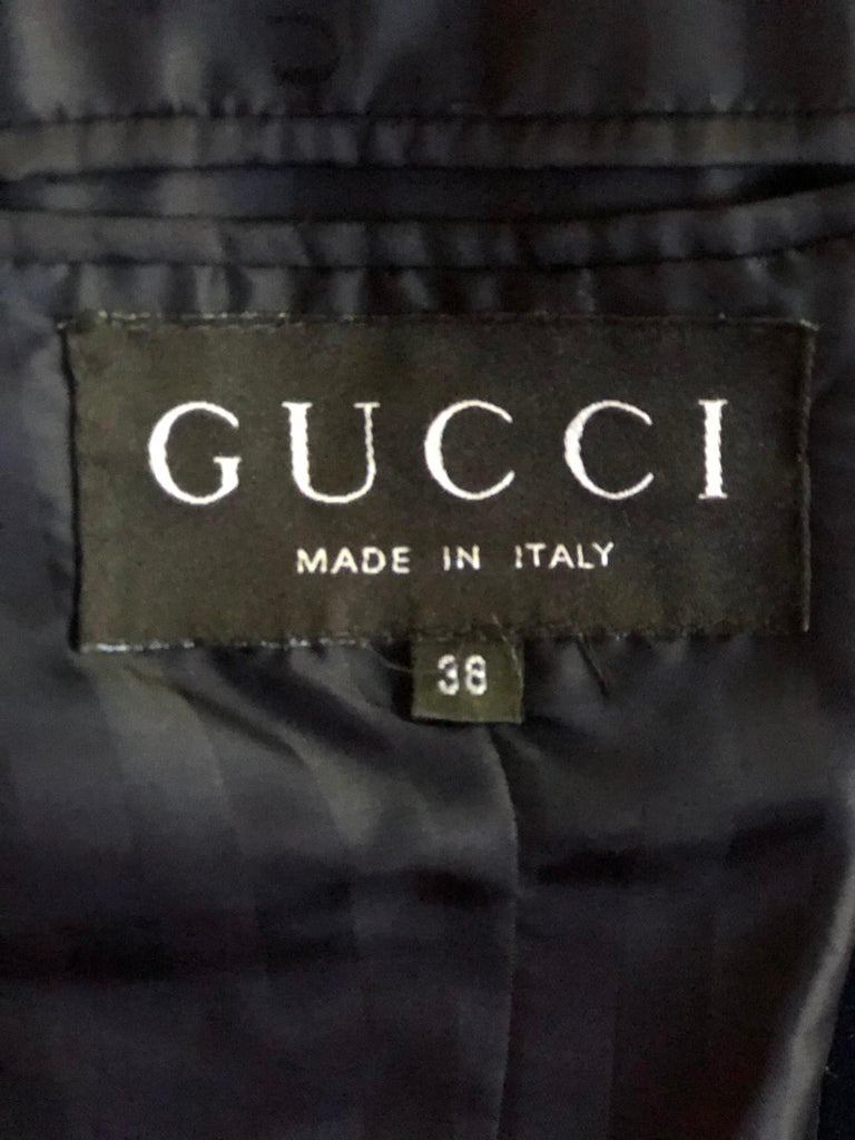 Tom Ford for Gucci F/W 1996 Runway Vintage Velvet Blazer Pants Suit at ...