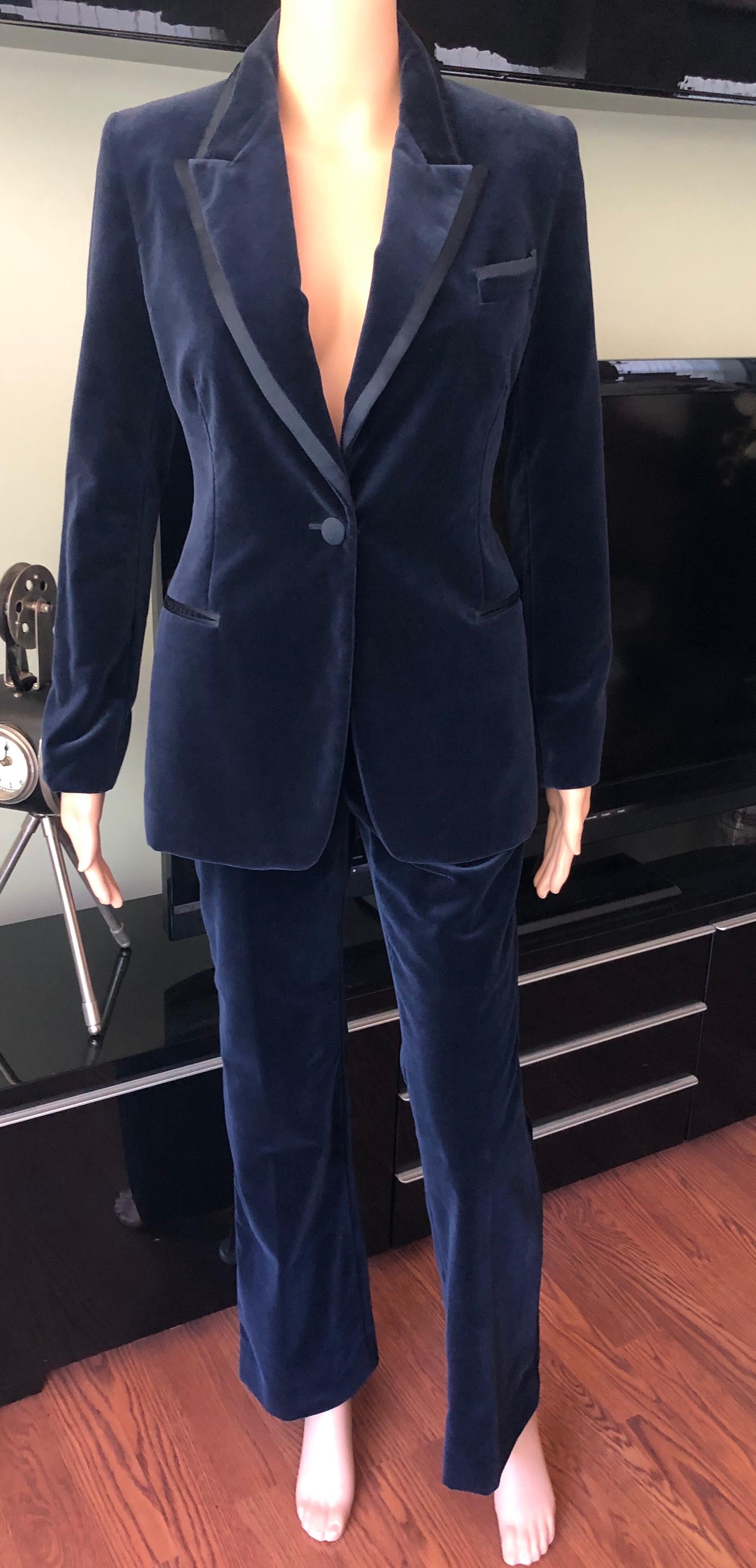 vintage velvet suit