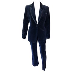 Tom Ford für Gucci F/W 1996 Laufsteg Vintage Samt Blazer Hose Anzug