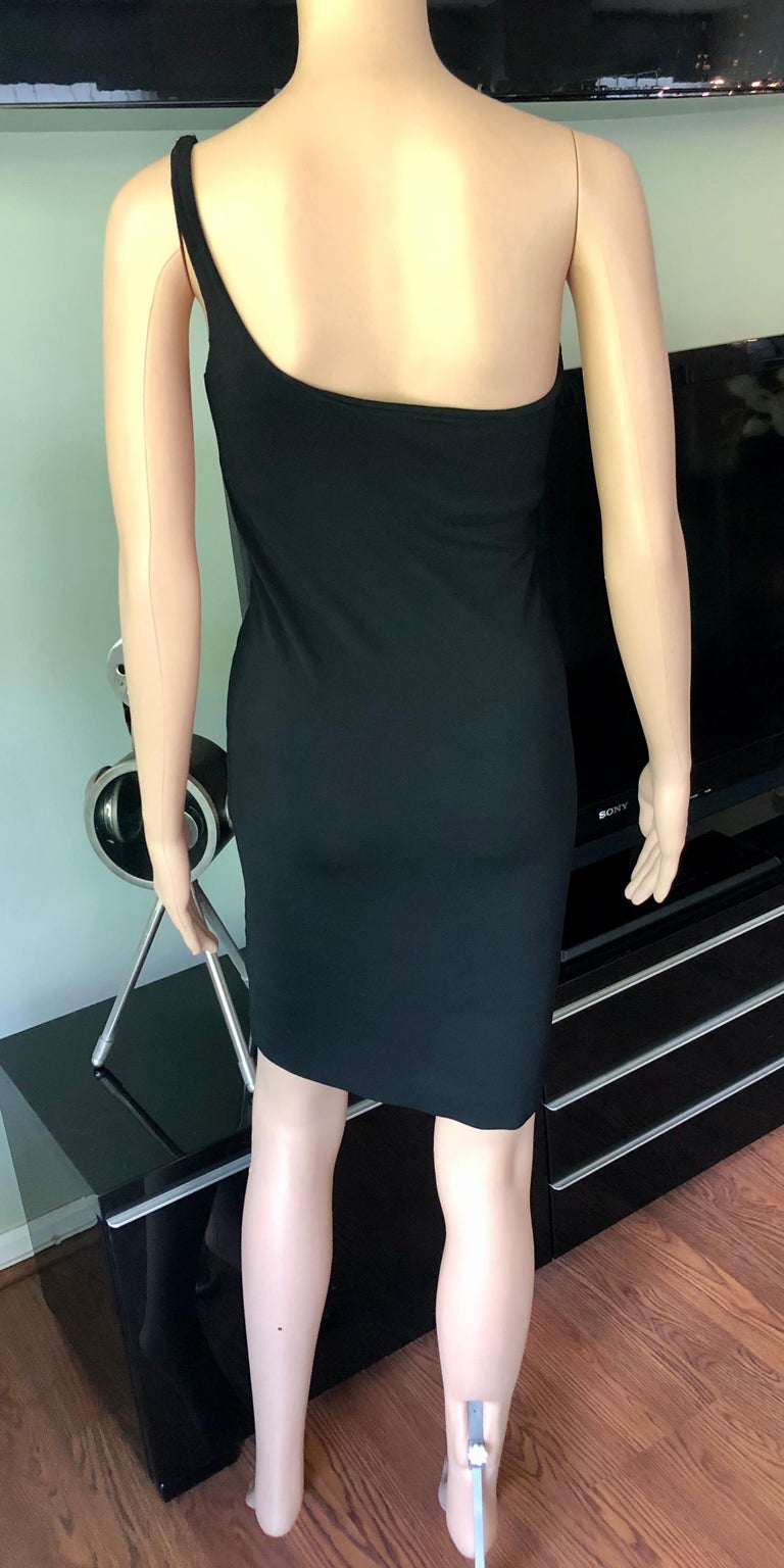 gucci one shoulder mini dress New with tags!! Gucci one-shoulder mini dress