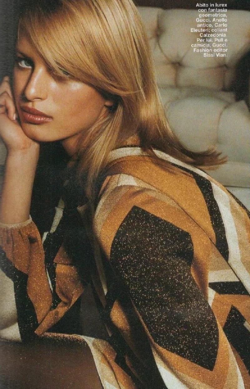 Tom Ford for Gucci F/W 2000 Collection Kaleidoscope Metallic Dress M In Excellent Condition In Montgomery, TX