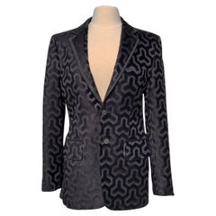 Tom Ford for Gucci F/W 2000 Runway Men's Velvet Evening Blazer It. 56 Slim Fit Tom Ford for Gucci F/W 2000 Runway Men's Velvet Evening Blazer It. 56 Slim Fit