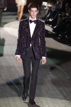 Tom Ford for Gucci F/W 2000 Runway Men's Velvet Evening Jacket Blazer 50 - US 40