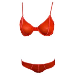 Tom Ford for Gucci F/W 2003 Bondage Nieten-BH & Höschen Dessous 2 Pieces Set