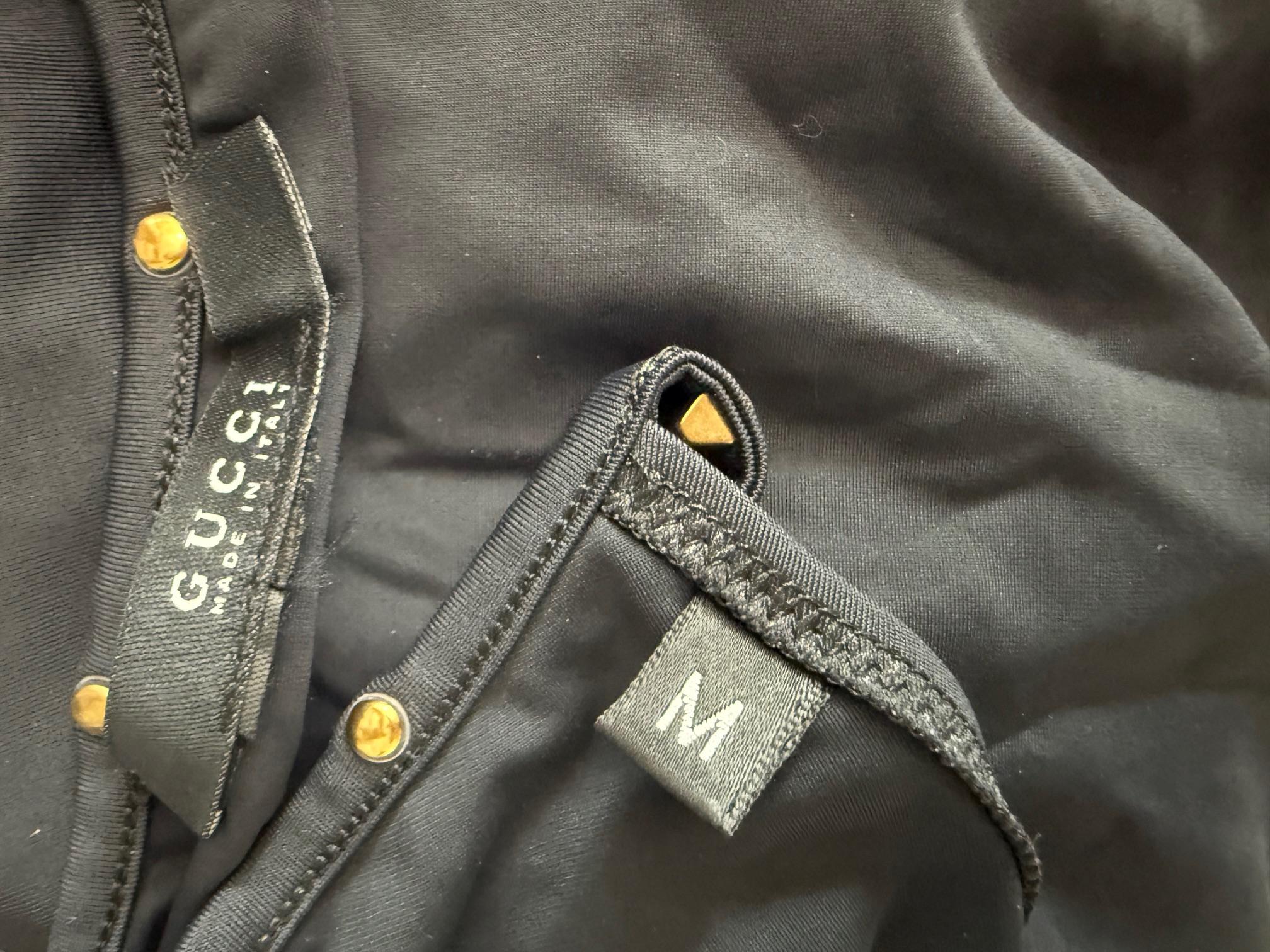 Maillot de bain deux pièces Tom Ford pour Gucci, bondage clouté, 2003 en vente 8