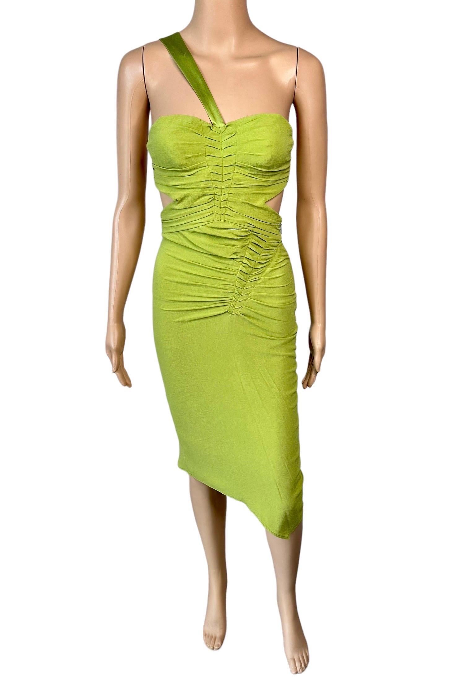 Tom Ford for Gucci F/W 2003 Bustier Bra Cutout Bodycon Dress  In Good Condition For Sale In Naples, FL