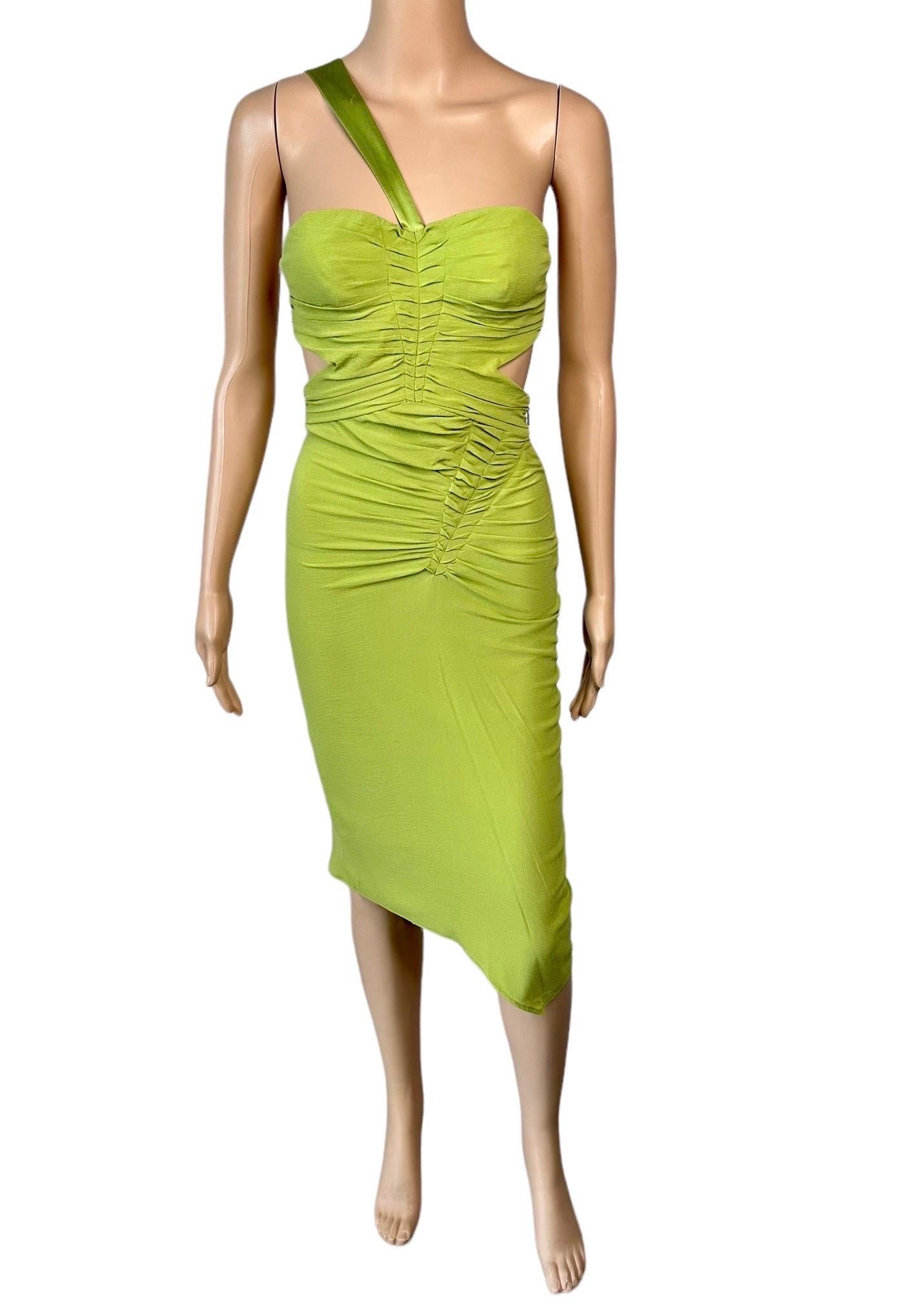 Tom Ford for Gucci A/I 2003: abito con bustier e reggiseno ritagliato, vestito con il body-body in vendita 3