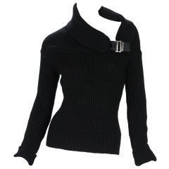 Tom Ford für Gucci F/W 2003 Kollektion Pullover aus 100% Kaschmir Größe Small